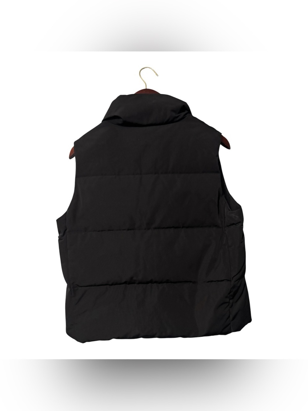 NWT Theory Shell Down Vest Black Size Medium Puffer Outerwear Renew Poly 2 - Picture 3 of 6